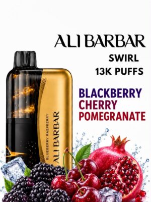 ALIBARBAR SWIRL - BLACKBERRY CHERRY POMEGRANATE - 13000 PUFFS