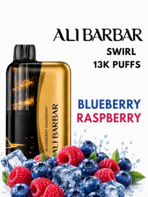 ALIBARBAR SWIRL - BLUEBERRY RASPBERRY - 13000 PUFFS