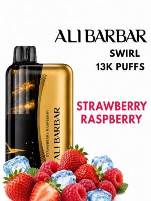 ALIBARBAR SWIRL - STRAWBERRY RASPBERRY - 13000 PUFFS