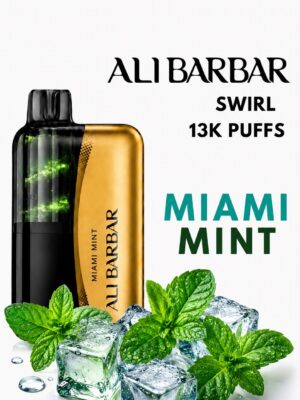 ALIBARBAR SWIRL - MIAMI MINT - 13000 PUFFS