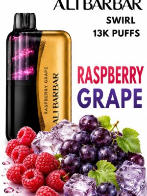 ALIBARBAR SWIRL - RASPBERRY GRAPE - 13000 PUFFS